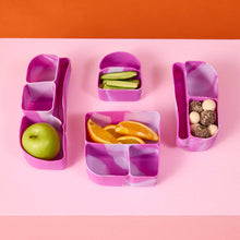 Load image into Gallery viewer, silicone bento buddy - snackbox - cosmic