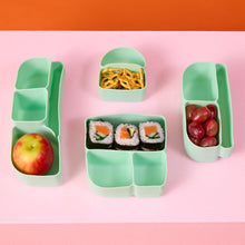Load image into Gallery viewer, silicone bento buddy - lunchbox - forest