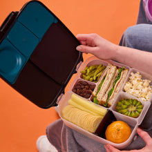 Load image into Gallery viewer, silicone bento buddy - lunchbox- berry