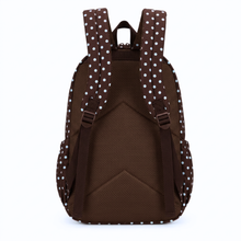 Load image into Gallery viewer, Polka Dots Campus School Backpack