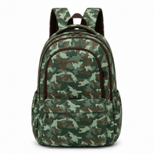 Load image into Gallery viewer, Camo Campus School Backpack