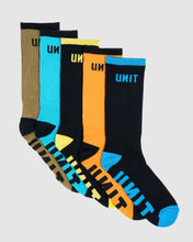 Load image into Gallery viewer, UNIT Men's React Bamboo Hi-Lux Socks - 5 Pack