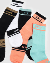 Load image into Gallery viewer, UNIT Equip Ladies Bamboo Hi-Lux Socks - 5 Pack