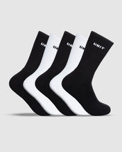 Load image into Gallery viewer, UNIT Vast Youth Hi-Lux Socks - 5 Pack