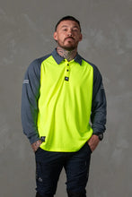 Load image into Gallery viewer, Hi Flow Long Sleeve Performance Polo - T0135