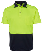 Load image into Gallery viewer, 6HVNC JB's Adults and Kids Hi Vis Non Cuff Traditional Polo