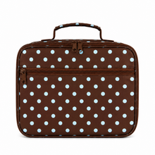 Load image into Gallery viewer, Polka Dots Junior Insulated Lunch Bag + Ice Pack