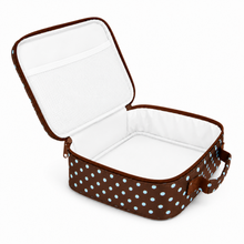 Load image into Gallery viewer, Polka Dots Junior Insulated Lunch Bag + Ice Pack