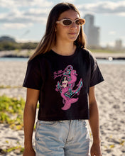 Load image into Gallery viewer, Seahorse Anchor Girl's Tee