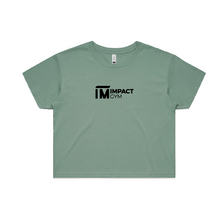 Load image into Gallery viewer, IMPACT GYM WOMENS CROP TEE 4062