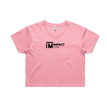 Load image into Gallery viewer, IMPACT GYM WOMENS CROP TEE 4062