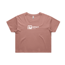Load image into Gallery viewer, IMPACT GYM WOMENS CROP TEE 4062