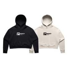 Load image into Gallery viewer, IMPACT GYM WO'S RELAX CROP HOOD 4168