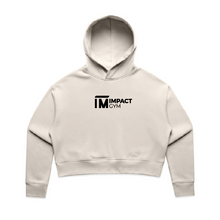 Load image into Gallery viewer, IMPACT GYM WO'S RELAX CROP HOOD 4168