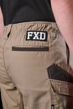 Load image into Gallery viewer, FXD Workwear  WS.7 - ELASTIC WAIST UTILITY SHORTS - KHAKI