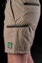 Load image into Gallery viewer, FXD Workwear  WS.7 - ELASTIC WAIST UTILITY SHORTS - KHAKI