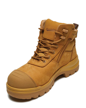 Load image into Gallery viewer, RotoFlex 8550 Mid Zip Side Safety Boot - Wheat