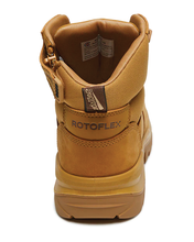 Load image into Gallery viewer, RotoFlex 8550 Mid Zip Side Safety Boot - Wheat
