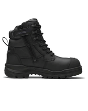 Load image into Gallery viewer, RotoFlex 8561 High Zip Side Safety Boot - Black