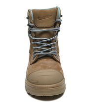 Load image into Gallery viewer, Womens RotoFlex 8863 High Zip Side Safety Boot - Stone
