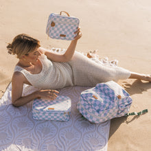 Load image into Gallery viewer, Sage Check Large Lunch Bag