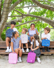 Load image into Gallery viewer, MontiiCo Medium Insulated Lunch Bag - Ripple Camellia
