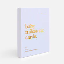 Load image into Gallery viewer, Baby Milestone Cards Powder Blue