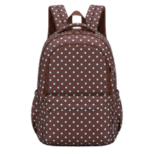 Load image into Gallery viewer, Polka Dots Campus School Backpack