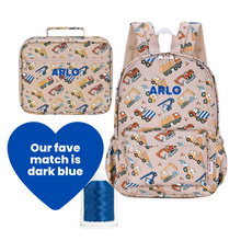 Load image into Gallery viewer, Construction Crew Junior Insulated Lunch Bag + Ice Pack