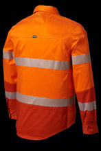 Load image into Gallery viewer, FXD Workwear  LSH.2T - HI-VIS TAPED 360-DEGREE STRETCH WORK SHIRT - ORANGE