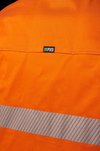 Load image into Gallery viewer, FXD Workwear  LSH.2T - HI-VIS TAPED 360-DEGREE STRETCH WORK SHIRT - ORANGE