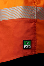 Load image into Gallery viewer, FXD Workwear  LSH.2T - HI-VIS TAPED 360-DEGREE STRETCH WORK SHIRT - ORANGE