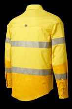 Load image into Gallery viewer, FXD Workwear  LSH.2T - HI-VIS TAPED 360-DEGREE STRETCH WORK SHIRT - YELLOW