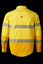 Load image into Gallery viewer, FXD Workwear  LSH.2T - HI-VIS TAPED 360-DEGREE STRETCH WORK SHIRT - YELLOW