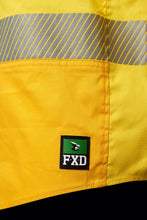 Load image into Gallery viewer, FXD Workwear  LSH.2T - HI-VIS TAPED 360-DEGREE STRETCH WORK SHIRT - YELLOW