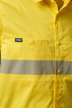 Load image into Gallery viewer, FXD Workwear  LSH.2T - HI-VIS TAPED 360-DEGREE STRETCH WORK SHIRT - YELLOW