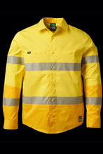 Load image into Gallery viewer, FXD Workwear  LSH.2T - HI-VIS TAPED 360-DEGREE STRETCH WORK SHIRT - YELLOW