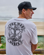 Load image into Gallery viewer, DROP ANCHOR SS TEE WHITE