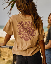 Load image into Gallery viewer, Mad Series Womens SS Tee Latte