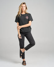 Load image into Gallery viewer, Womens Vintage Black SS Tee