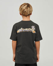 Load image into Gallery viewer, SURFING HUEYS | YOUTH SS TEE - VINTAGE BLACK