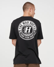 Load image into Gallery viewer, CHECKER HUEYS | SS TEE - BLACK