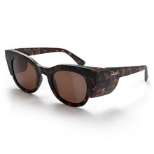 Load image into Gallery viewer, Harps Matte Tort Brown Polarised Safety Glasses