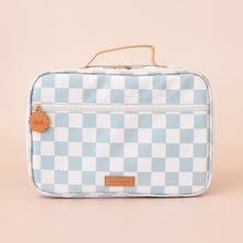 Load image into Gallery viewer, Sage Check Large Lunch Bag
