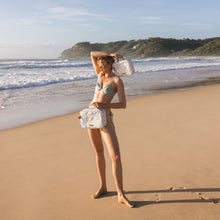 Load image into Gallery viewer, Sage Check Large Lunch Bag