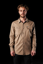 Load image into Gallery viewer, FXD Workwear LSH.1 - LONG SLEEVE WORK SHIRT - KHAKI