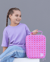 Load image into Gallery viewer, MontiiCo Large Insulated Lunch Bag - Queen of Hearts