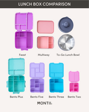 Load image into Gallery viewer, MontiiCo Bento Three Lunch Box - Dusk