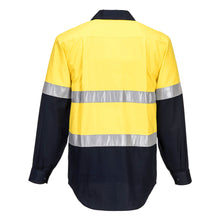 Load image into Gallery viewer, MC101 - Hobart Hi-Vis Contrast 1/2 Button Shirt L/S