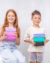 Load image into Gallery viewer, MontiiCo Snack Lunch Box - Midnight